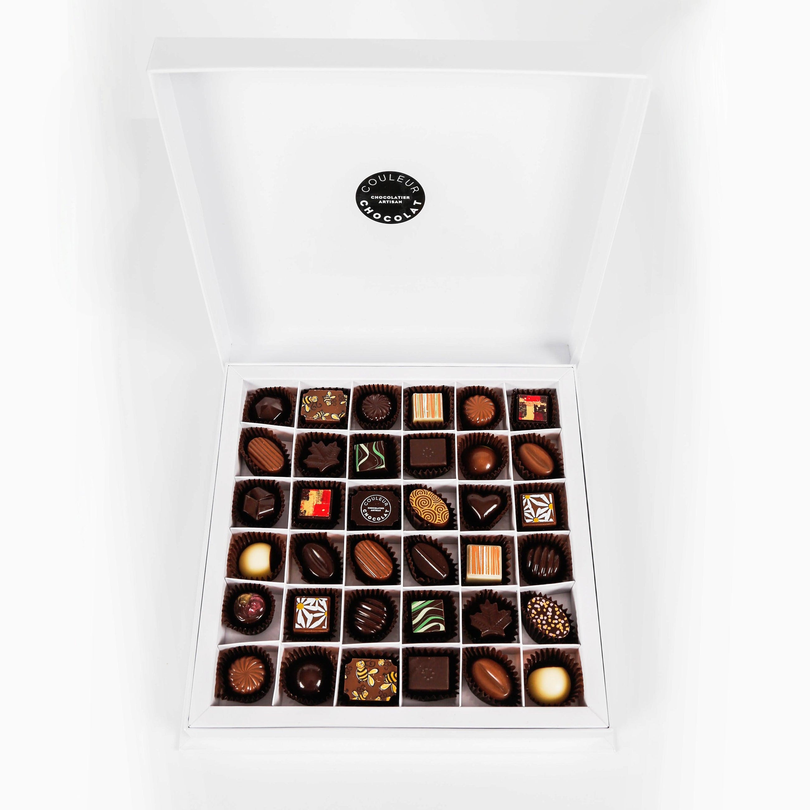 Coffret 36 morceaux de chocolats