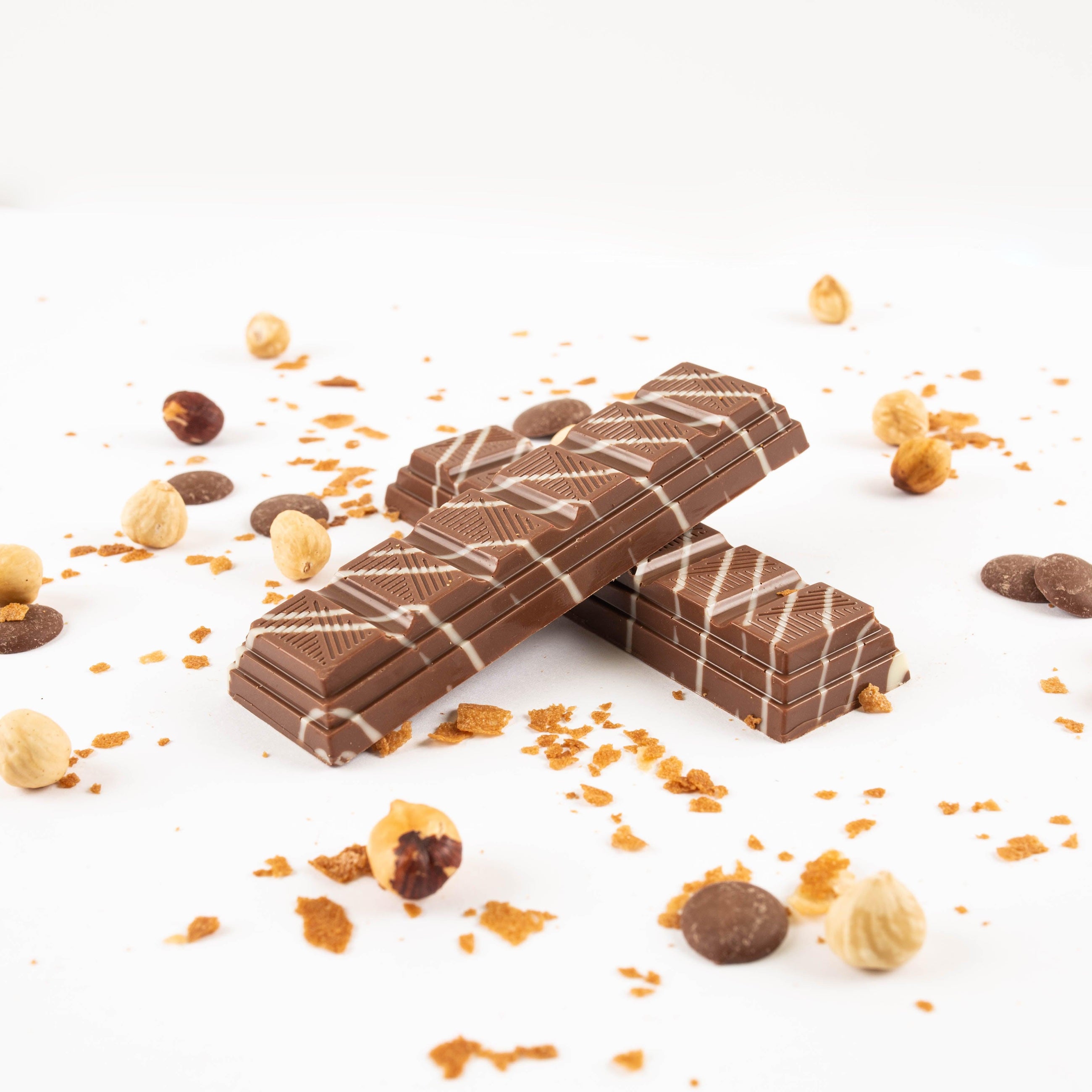 Barre au praliné noisette croustillant