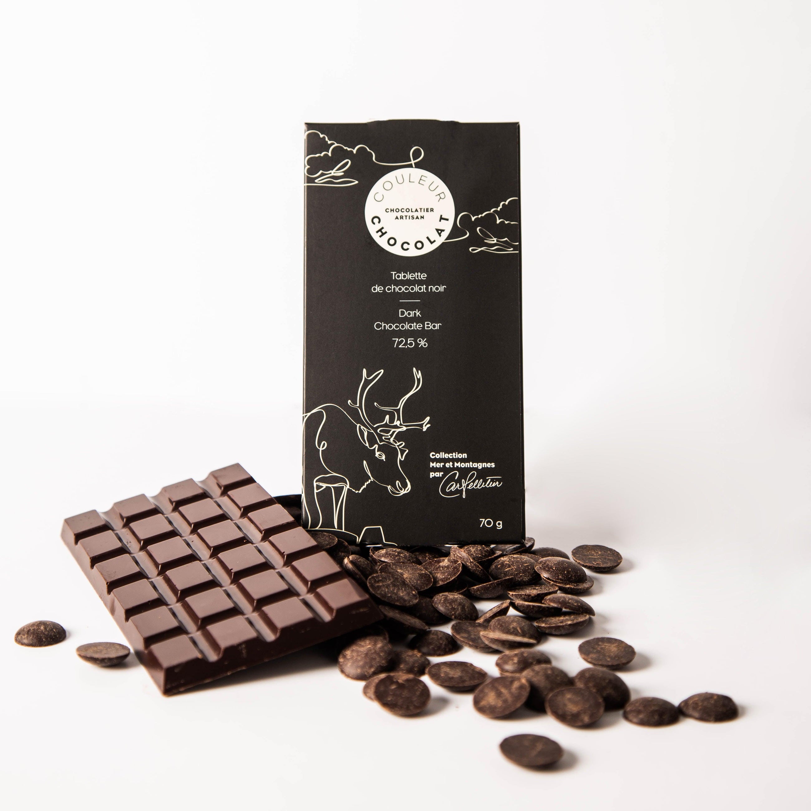 Dark chocolate bar 72.5%