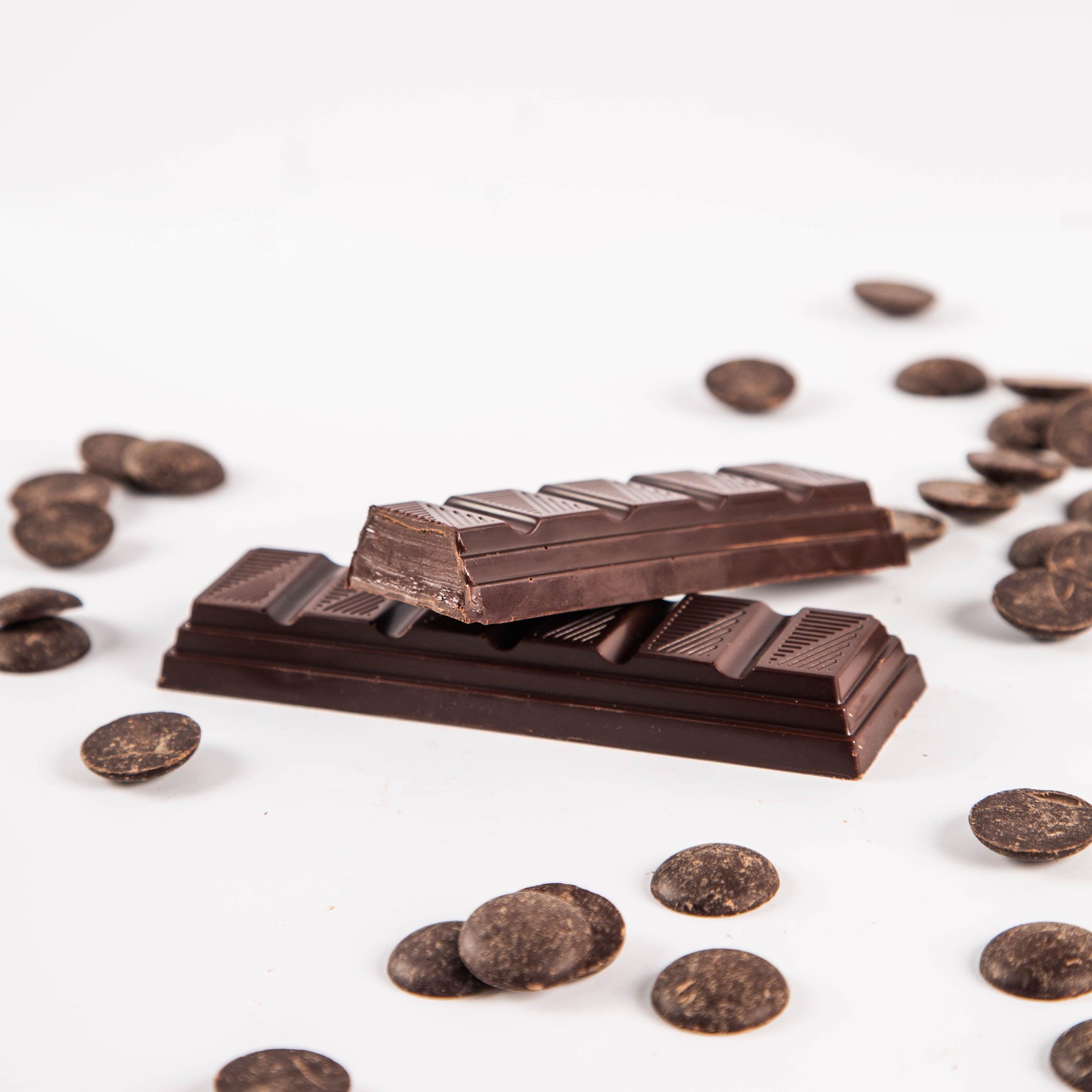 Barre ganache au chocolat noir 72,5 %