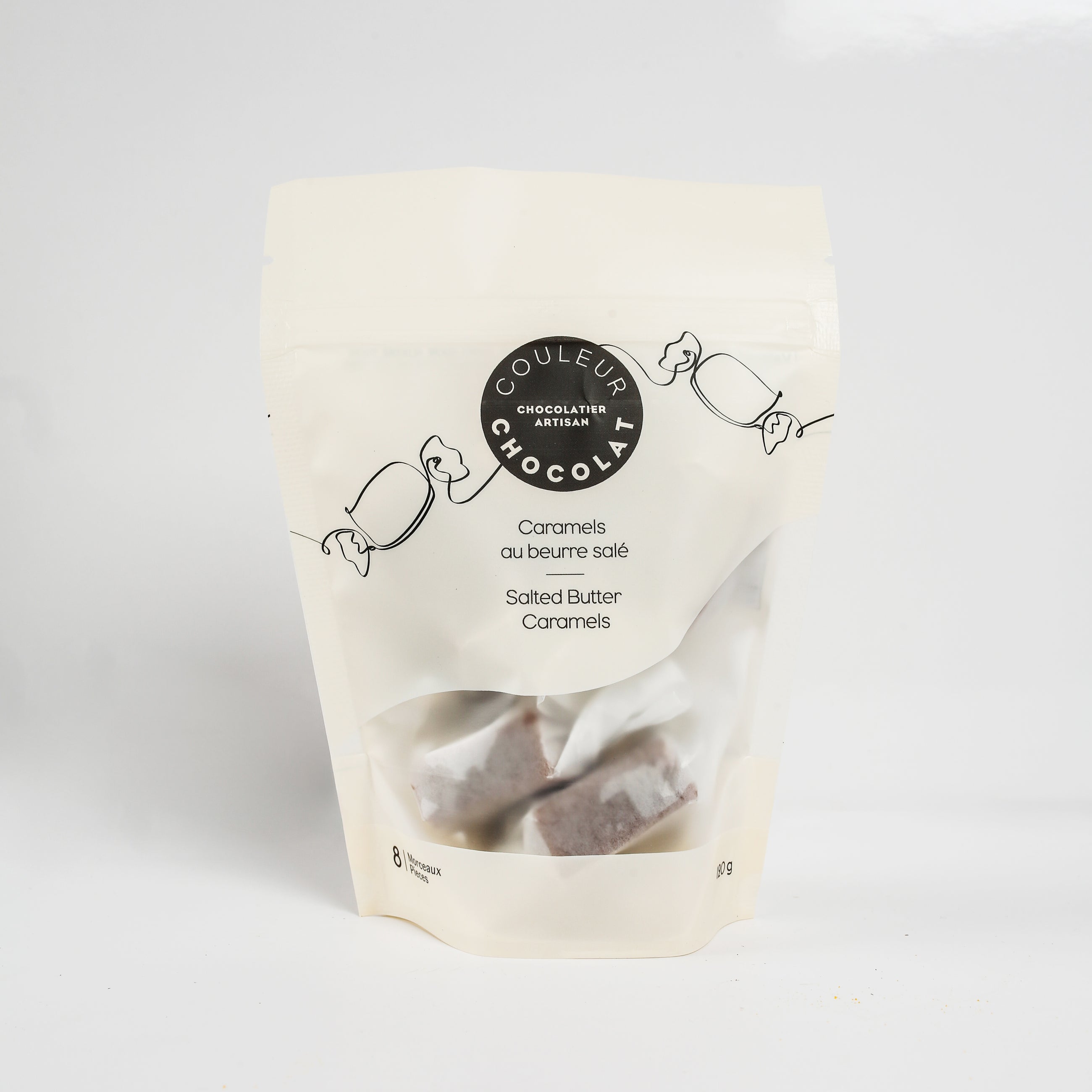 Caramels au beurre en papillote