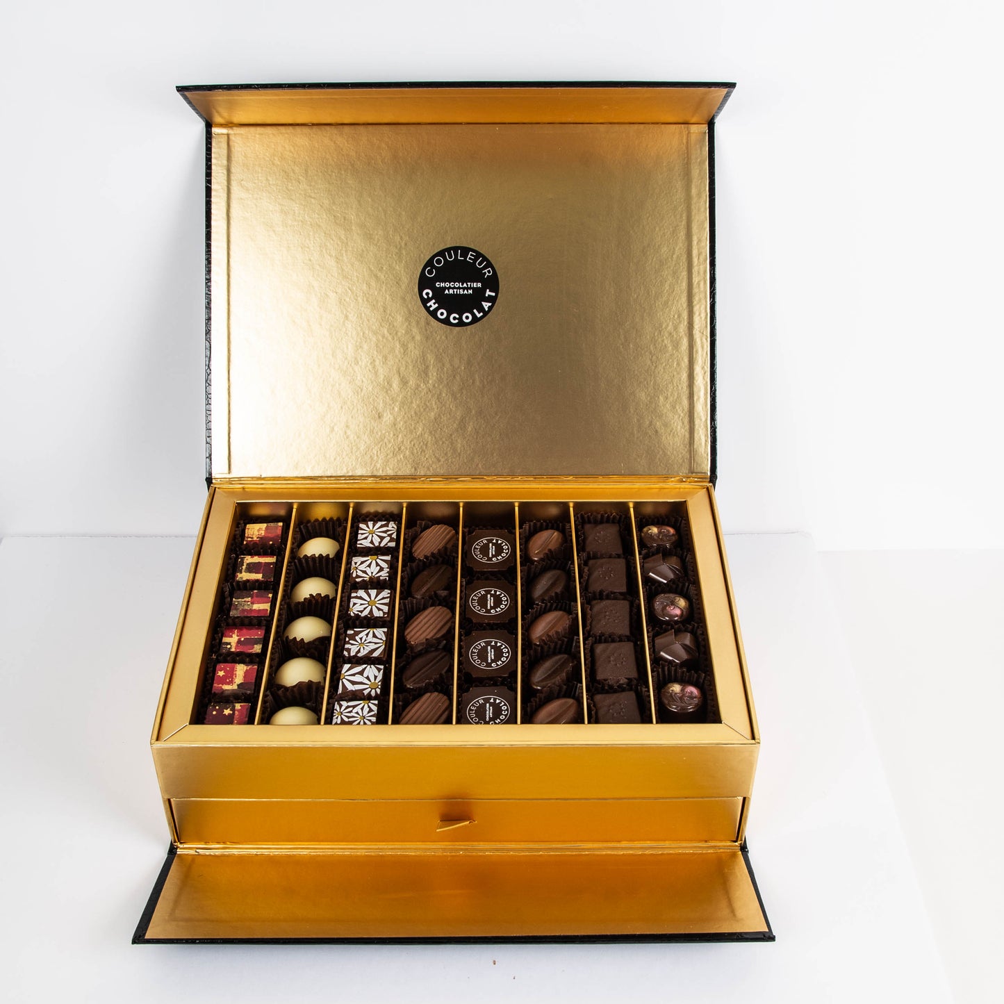 Coffret de 85 morceaux de chocolat