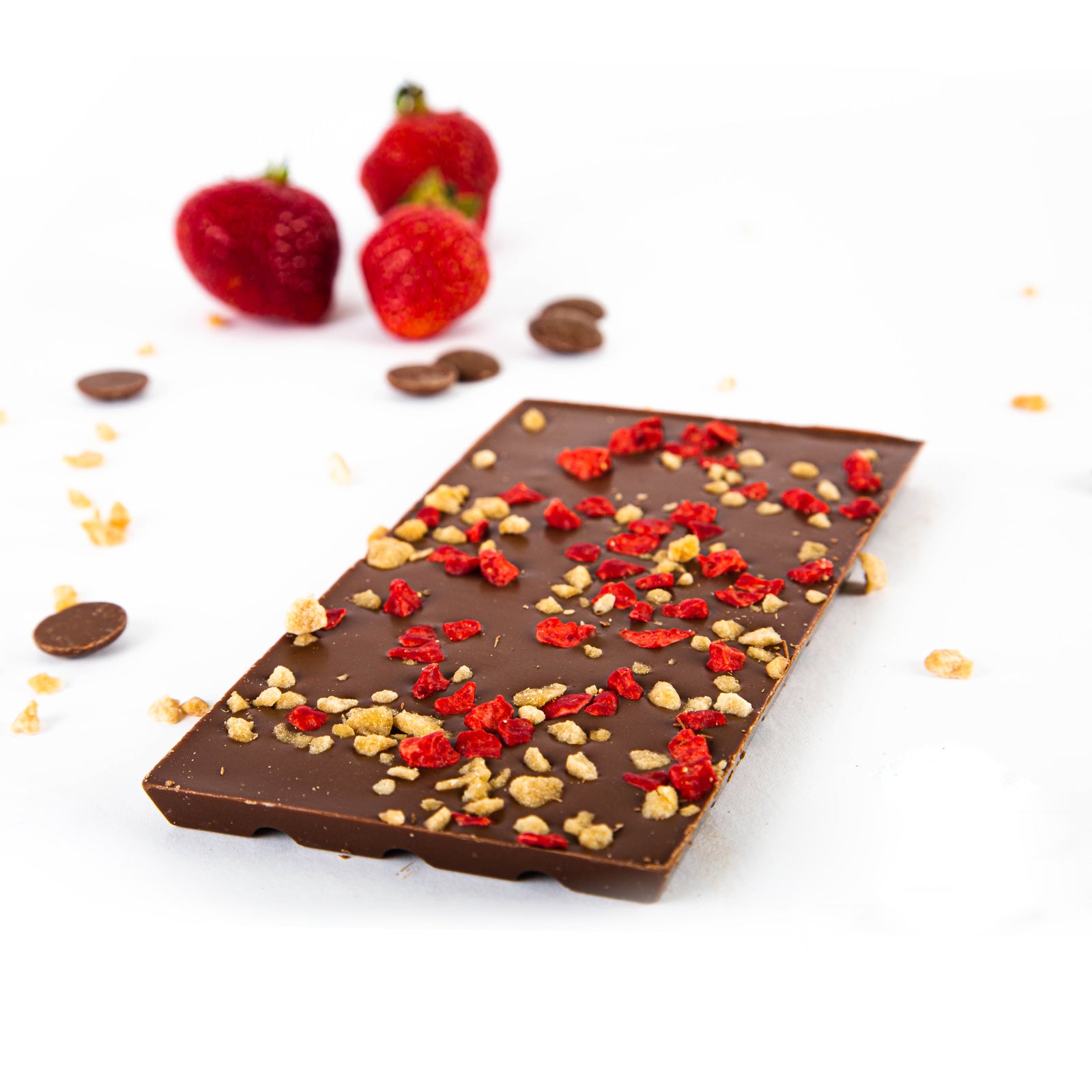 Tablette de Chocolat Glacée Framboise - Passion
