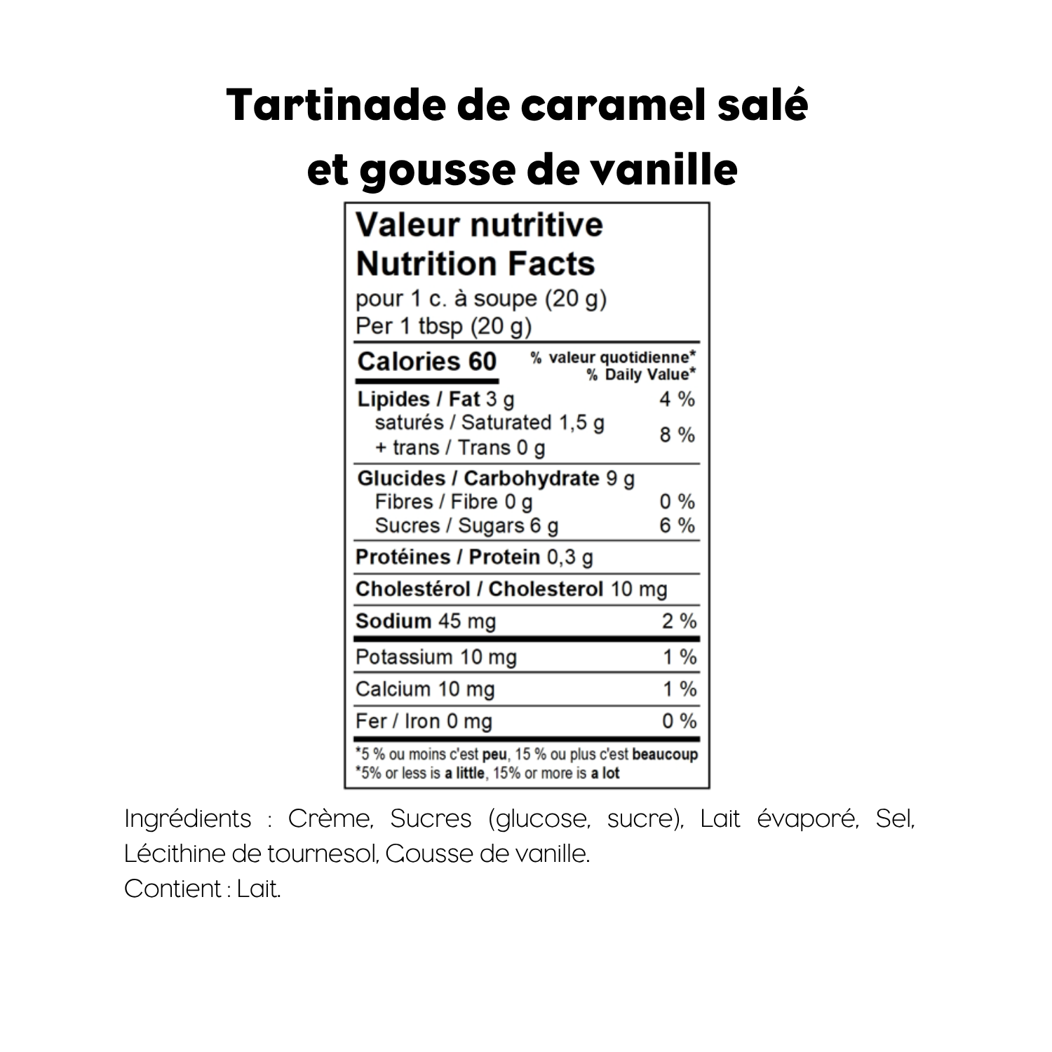 Tartinade au caramel salé