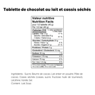 Tablette aux cassis