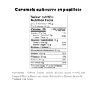 Caramels au beurre en papillote