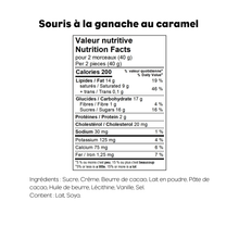 Souris à la ganache au caramel