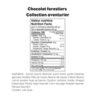 Chocolats forestiers, collection aventurier