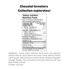 Chocolats forestiers, collection explorateur