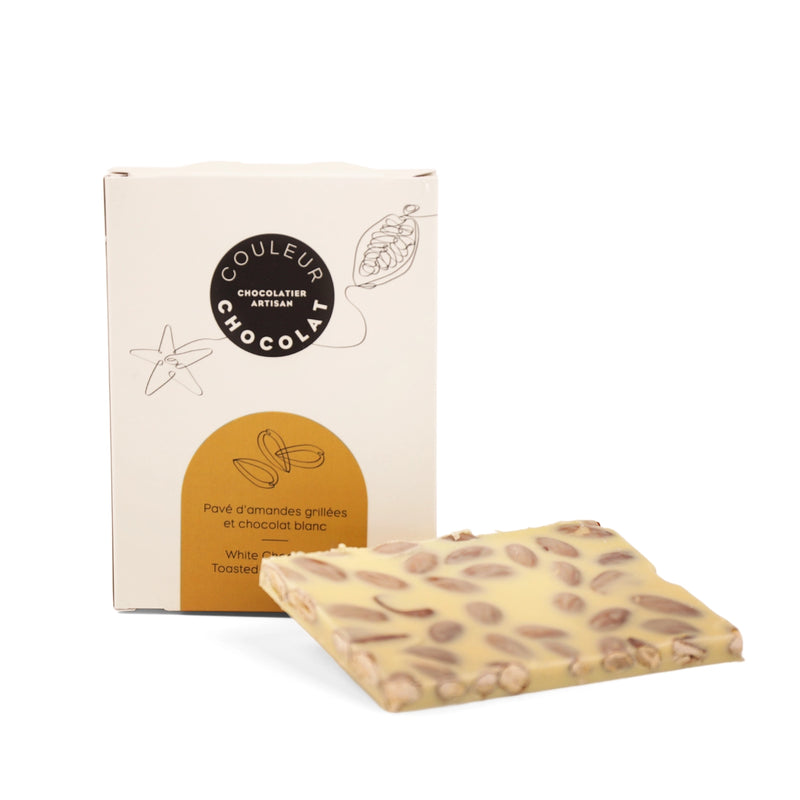 Pavé d'amandes grillées et chocolat