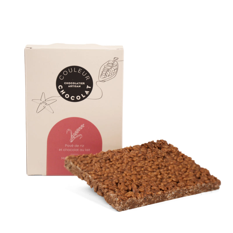 Pavé de riz et chocolat