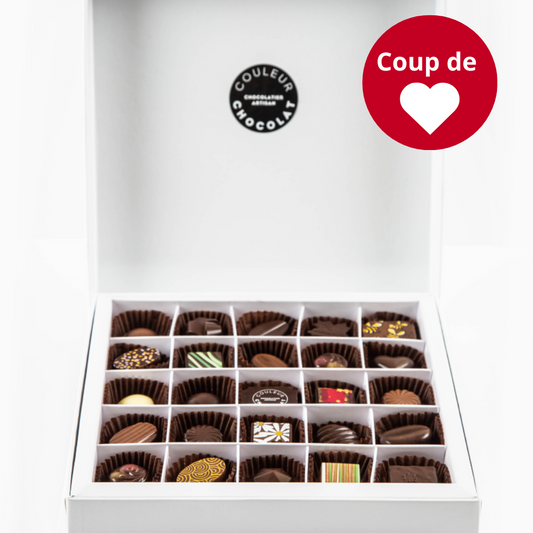Box of 25 chocolates