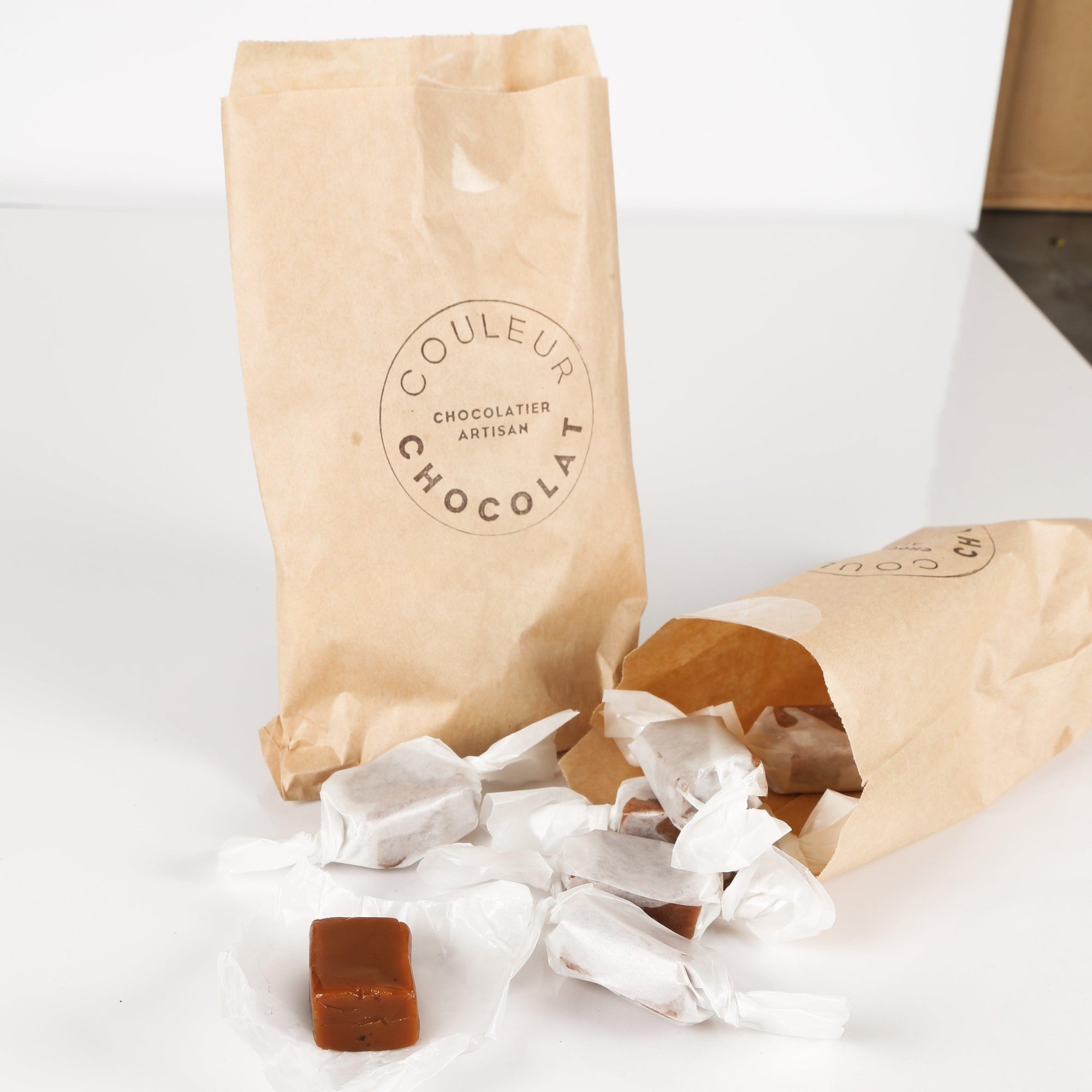 Caramels au beurre en papillote