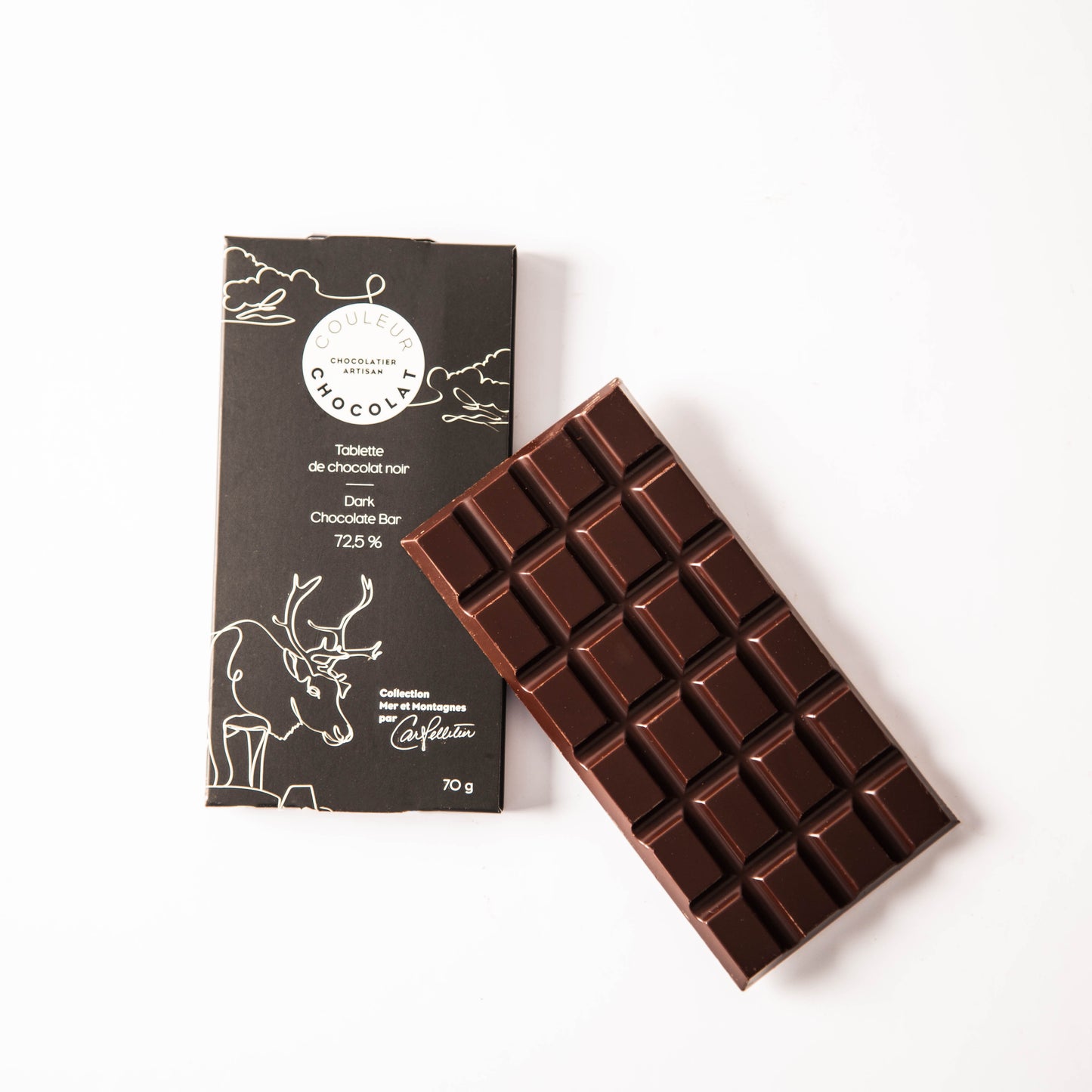 Dark chocolate bar 72.5%