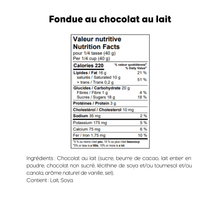 Chocolate fondue