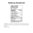 Chocolate fondue
