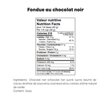 Chocolate fondue