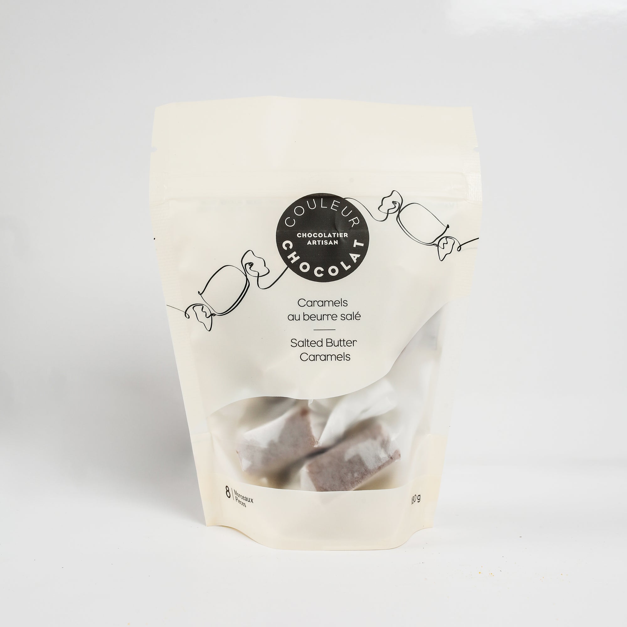 Caramels au beurre en papillote