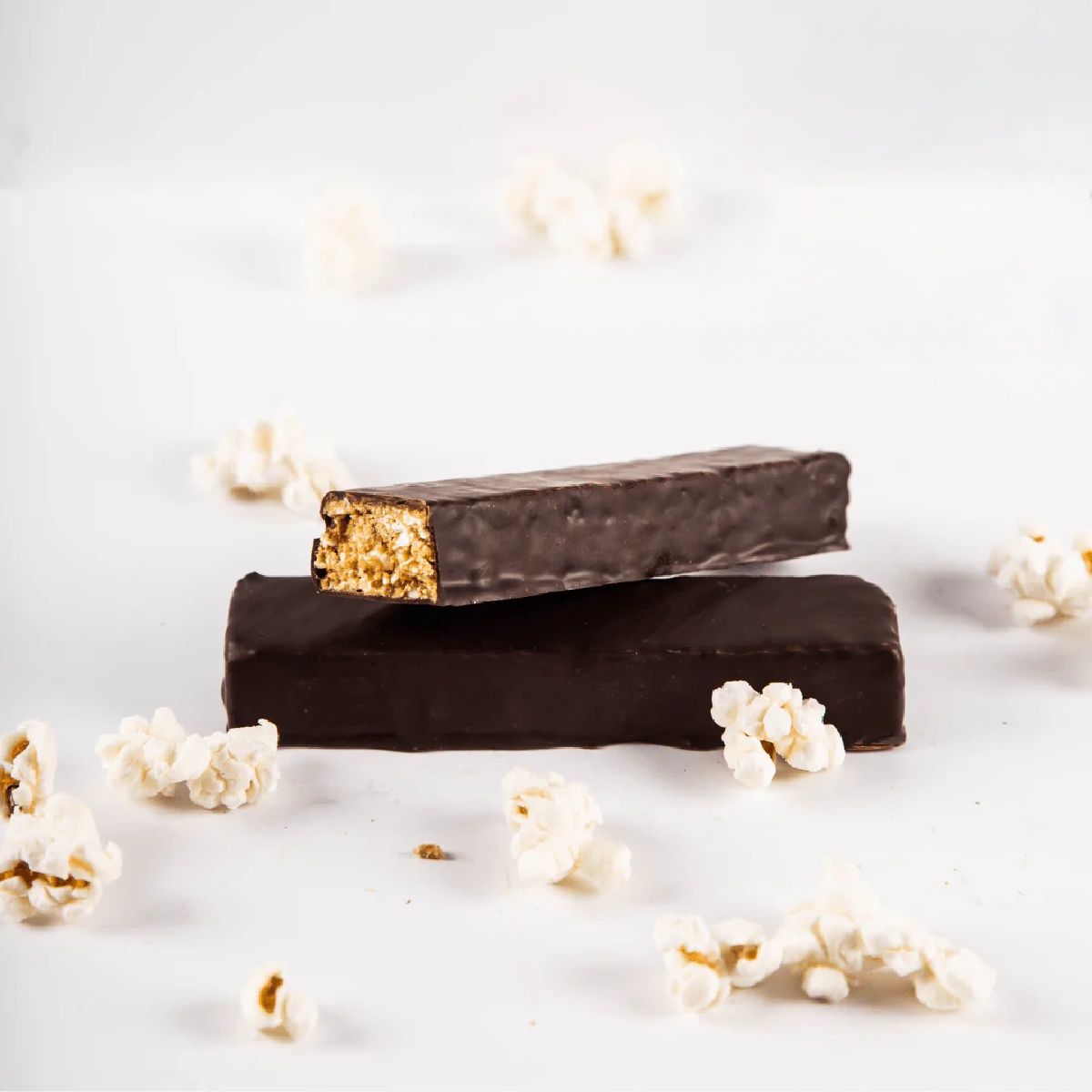 Crispy popcorn praline bar