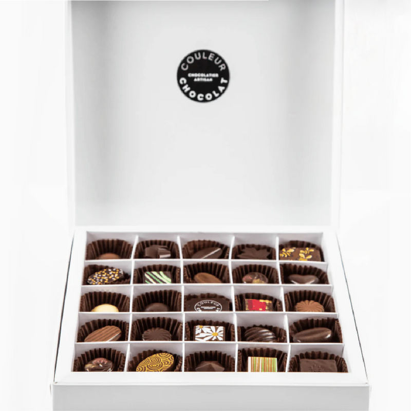 Coffret 25 morceaux de chocolats