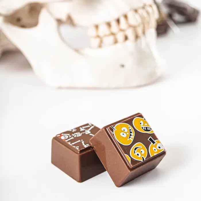 Halloween chocolate ganache (set of 6 wrappers)