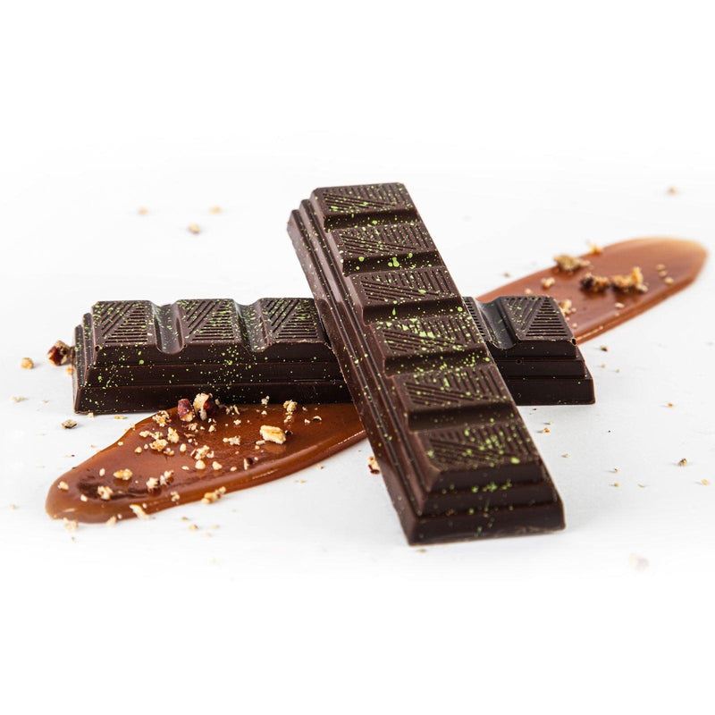 Barre au caramel et pacanes