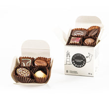 Boxes of chocolate bites