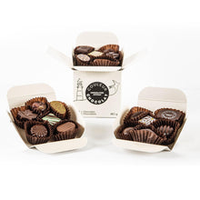 Boxes of chocolate bites