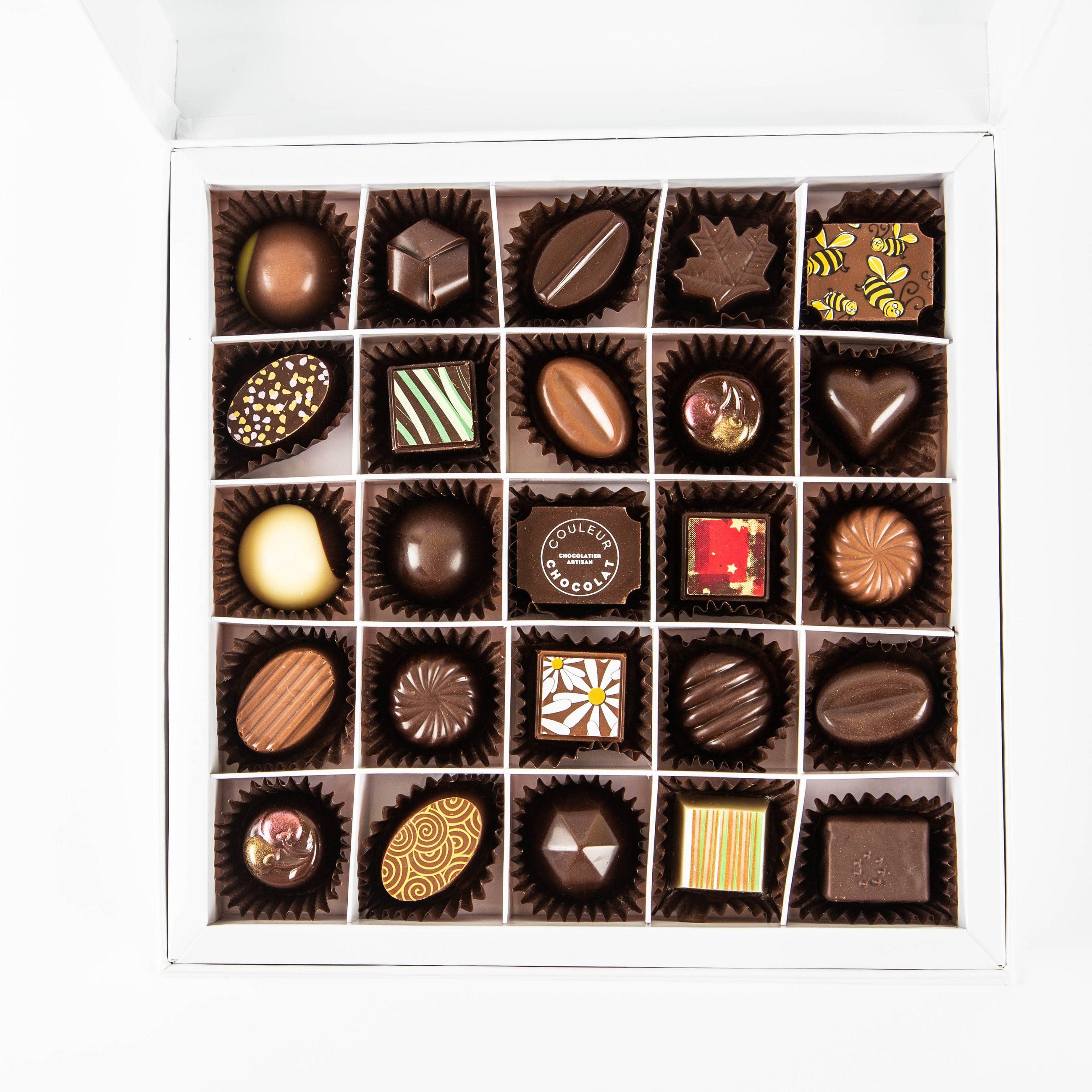 Box of 25 chocolates