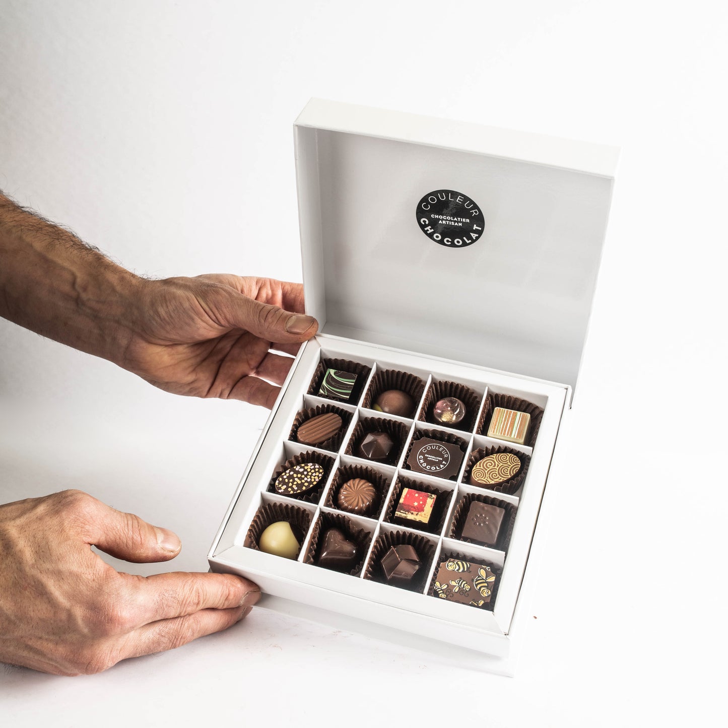 Coffret 16 morceaux de chocolats