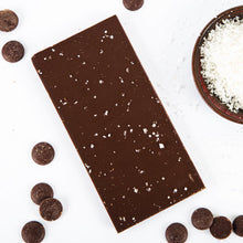 Dark chocolate and fleur de sel bar