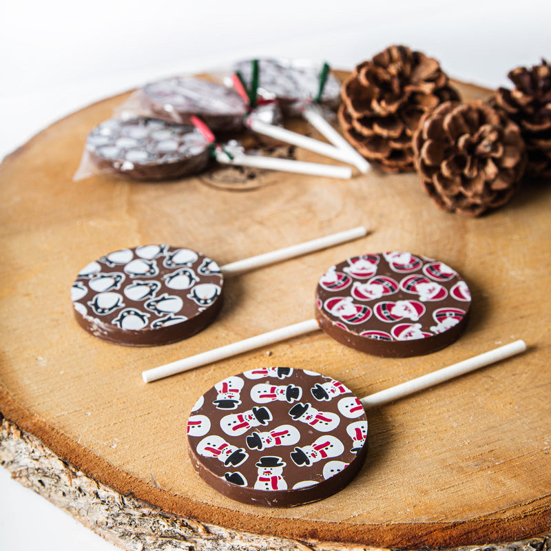 Sucette festive  (ensemble de 6 sucettes)
